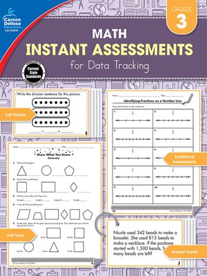 cover image of Instant Assessments for Data Tracking, Grade 3 - Math